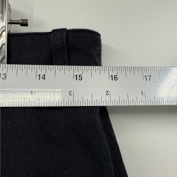 COS Pants Womens Navy Blue Chino Straight Leg Stretch Trousers Size 8 - Picture 6 of 8
